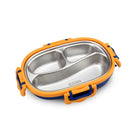 Axyaa Kids Bento Box Set Cute Cartoon Stainless Steel Leakproof Lunch Container
