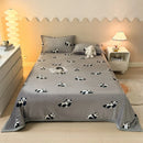 Axyaa Panda Print Milk Velvet Queen Size Blanket - Soft & Warm Flannel Sofa Throw