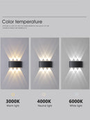 Axyaa Modern LED Wall Lamp for Bedroom Living Room Aisle, Nordic Design