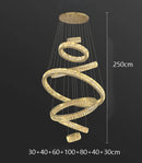 Axyaa Elegant Ceiling & Staircase Chandelier - Indoor Lighting Equipment