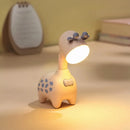 Axyaa Giraffe Night Light Desk Lamp, Mini LED Table Light, Cute Kid's Room Decor