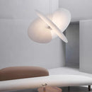 Axyaa Modern Cement Chandelier Dining Kitchen Silk Pendant Light