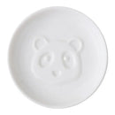 Axya Panda White Porcelain Small Plate Mini Seasoning Saucer Home Kitchen Tableware
