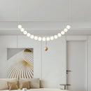 Axyaa Pearl Design LED Pendant Light for Luxury Modern Living Room Dining Bedroom