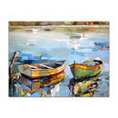 Axyaa Sailing Boat Abstract Sea Canvas Wall Art Print for Home Décor
