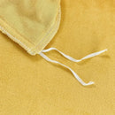 Axyaa Thickened Milk Fleece Duvet Cover - Warm Solid Color Bedding