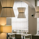 Axyaa Nordic Wabi Sabi Fabric Chandelier: Modern Indoor Lighting Fixture