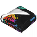 Axyaa Coral Fleece Plush Knitted Blanket: Lightweight Bedspread for Intelligent Adaptation