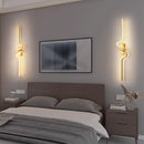 Axyaa Golden LED Wall Lamp for Living Room Bedroom Home Decor