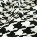 Axyaa Houndstooth Decor Throw Blanket Soft Sofa Scarf, Modern Bed Flag Tassel