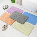 Memory Foam Bath Mat by Axyaa | Super Absorbent Bathroom Rug | Soft & Quick Dry