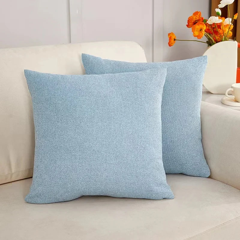 Fluffy Nordic Style Sofa Pillow Cover by Axyaa