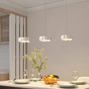 Axyaa LED Arc Pendant Light Adjustable Brightness Ideal for Kitchen