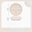 Axyaa Ceramic Dividing Plate for Healthy Kids' Breakfast
