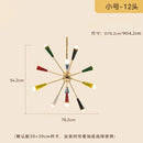 Axyaa French Cream Chandelier: Luxury Nordic Sputnik Fireworks Lamp for Living Room