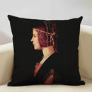 Axyaa Four Seasons Famous Paintings Decorative Pillow Case 45x45cm for Living Room