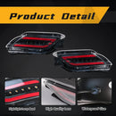 Axyaa LED Rear Bumper Reflector Lights with Start-up Animation and Turn Signal for Toyota Vios