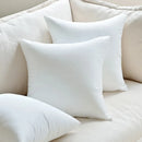 Axyaa White Throw Pillow Insert Bundle for Bed and Office Cushions