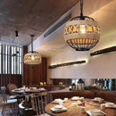 Axyaa Rope LED Pendant Chandelier: Stylish Lighting Fixture for Restaurants, Shops, and Hotels