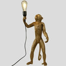 Axyaa Monkey Pendant Lamp: Hemp Rope Creative Wall Sconce Light