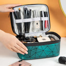 Axyaa Waterproof PVC Cosmetic Bag & Travel Toiletries Organizer