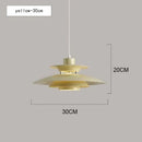 Axyaa Nordic Aluminum Pendant Light for Modern Living Room & Restaurant