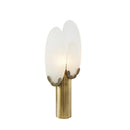 Axyaa Gold Glass Table Lamp for Living Room and Bedroom Lighting