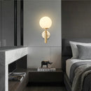 Axyaa Glass Ball Mirror Wall Lights for Bedroom Home Living Room Decor