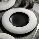 Axyaa Stone Texture Ceramic Dinner Plate Set