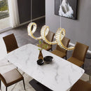 Axyaa Modern Indoor Pendant Lights LED Chandelier Ceiling Lamp Dining Room Decor
