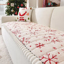 Axyaa Winter Plush Sofa Cover: Thick Anti-Slip Decorative Universal Towel