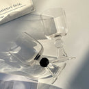 Axyaa Vintage Ball Stemmed Wine Glass - 300ml, Clear Amber Black Green, Ins Style