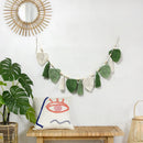 Axyaa Macrame Wall Hanging Shelf: Boho Wood Decor for Home, Bedroom, Nursery