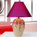 Axyaa Luxury LED Bedside Lamp - Pink Pastoral Warm Romantic Bedroom