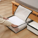 Axyaa Large Quilt Storage Bag - Dust-proof Closet Organizer for Blankets & Duvets