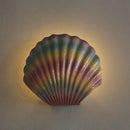 Axyaa Modern Sea Shell LED Wall Lamp Resin Shade Indoor Light Bedroom Decor