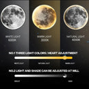 Axyaa Moon Wall Lamp LED Sconce 3D Magic Ring Light for Home Decor