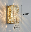 Axyaa Luxury Crystal Wall Lamp for Bedroom Living Room and Bedside