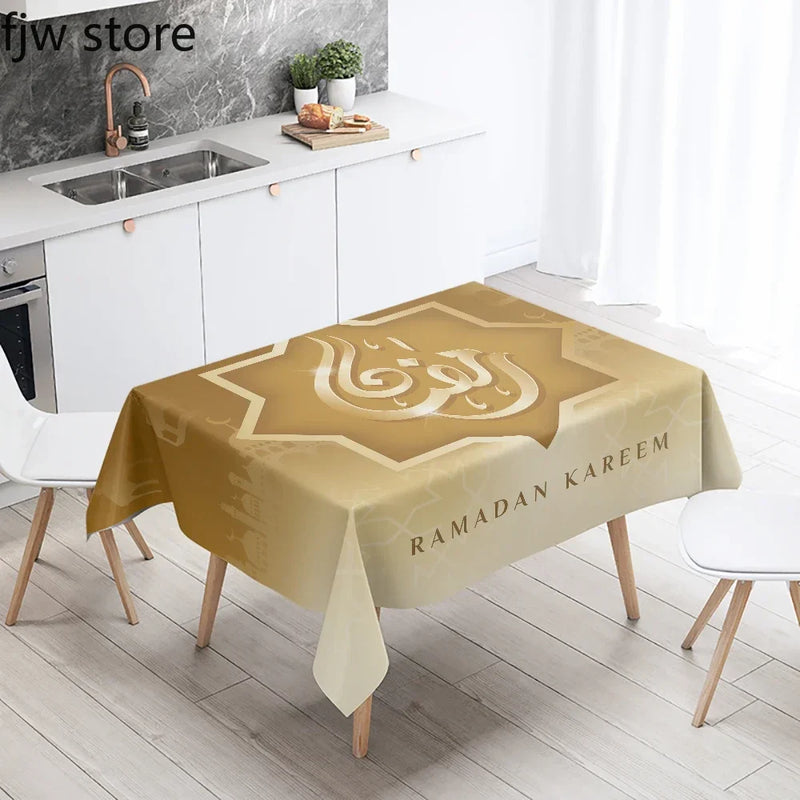Axyaa Ramadan Kareem Mosque Theme Tablecloth