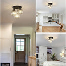 Axyaa Crystal E27 Pendant Light for Living Room, Dining Room, Bedroom - Modern Luxury Chandelier