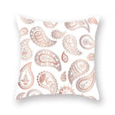 Axyaa Pink Bling Dots Geometric Throw Pillow Cover