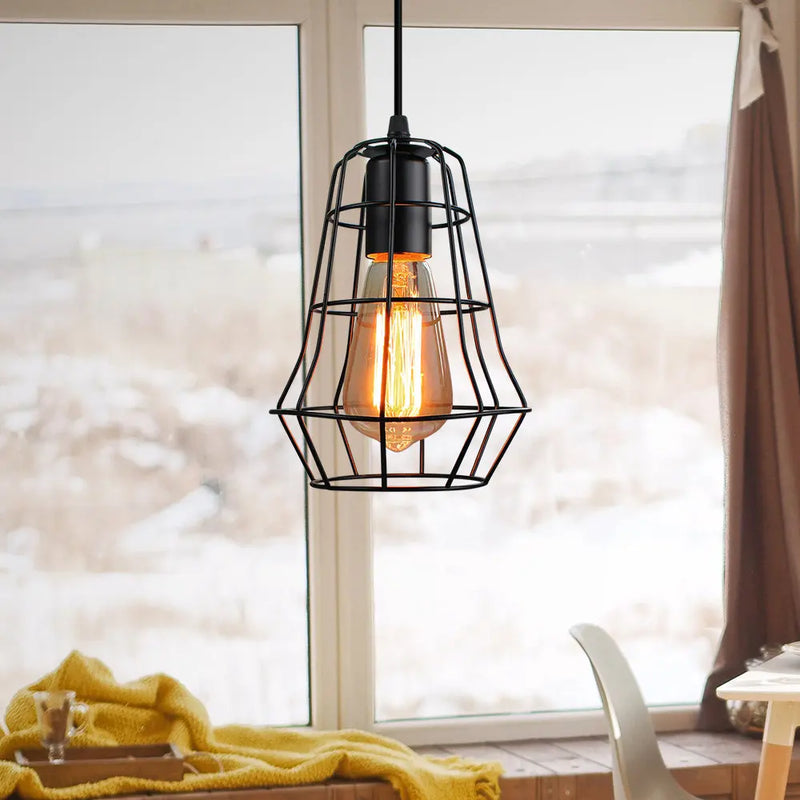 Axyaa Retro Loft Pendant Ceiling Light for Home Living Room Kitchen Lighting