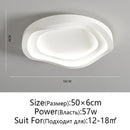 Axyaa Modern LED Ceiling Light Minimalist Black White Chandeliers