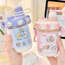 Axyaa Kawaii Boba Water Bottle with Tea Infuser, 500ml