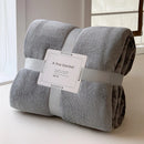 Axyaa Luxury Flannel Travel Blanket: Lightweight, Soft, Non-shedding, Colorfast Multipurpose Blanket