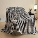 Axyaa Fluffy Rabbit Plush Fleece Throw Blanket for Sofa and Bed