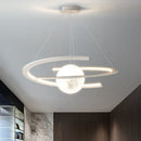 Axyaa Modern LED Pendant Chandelier Lighting for Home Decor and Dining Room