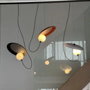 Axyaa Modern Circular Magnetic Pendant Lights for Living Room & Bedroom