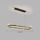 Axyaa LED Elliptical Pendant Lights for Bar Dining, Indoor Lighting