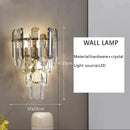 Axyaa Clear Crystal Chandelier: Nordic Luxury Hanging Lamp for Living Room and Dining Table